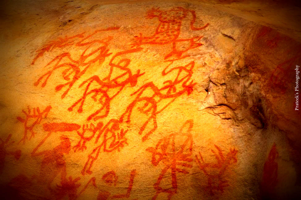 Cave paintings- Bhimbetka